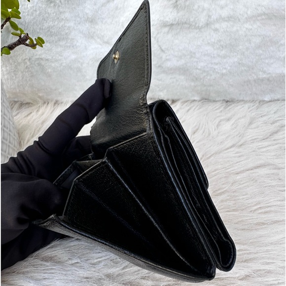 Chanel Vintage Trifold Wallet in Black - Picture 12 of 17